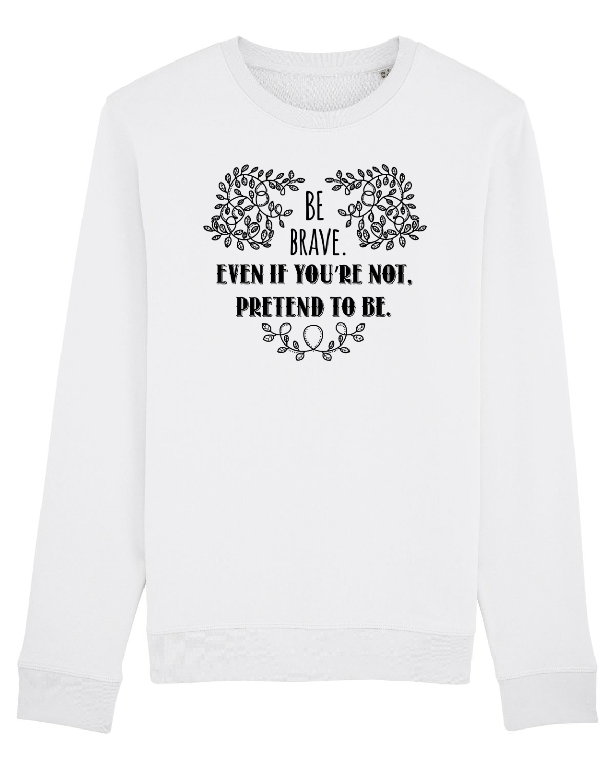 Bluză mânecă lungă Unisex Rise White