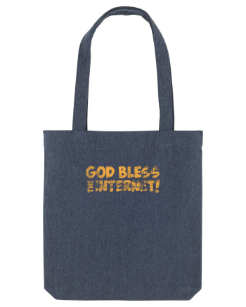 God Bless the Internet! (grunge) Midnight Blue