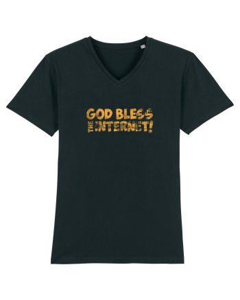 God Bless the Internet! (grunge) Black
