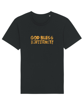 God Bless the Internet! (grunge) Black