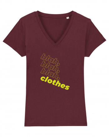 blah, blah, blah, clothes Burgundy