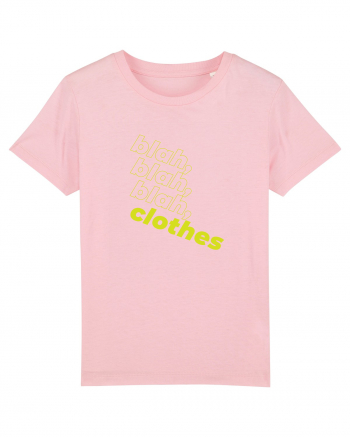 blah, blah, blah, clothes Cotton Pink