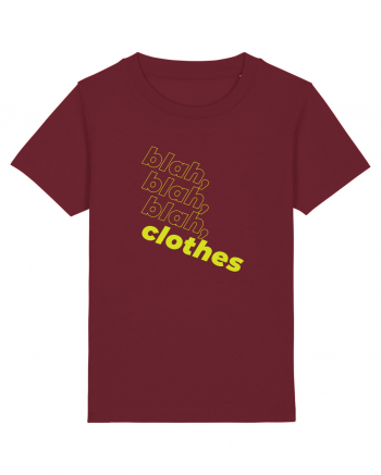 blah, blah, blah, clothes Burgundy