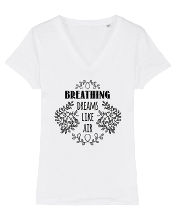 Tricou de visători White