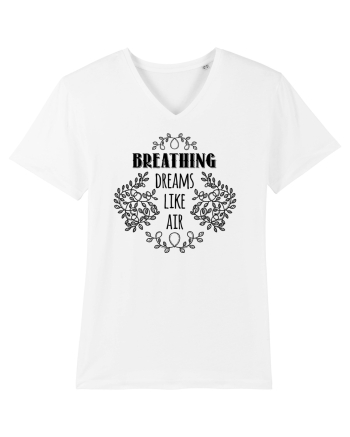 Tricou de visători White