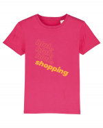 blah, blah, blah, shopping Tricou mânecă scurtă  Copii Mini Creator