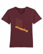 blah, blah, blah, shopping Tricou mânecă scurtă guler V Bărbat Presenter