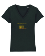 blah, blah, blah, computers Tricou mânecă scurtă guler V Damă Evoker