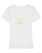 blah, blah, blah, computers Tricou mânecă scurtă guler larg fitted Damă Expresser