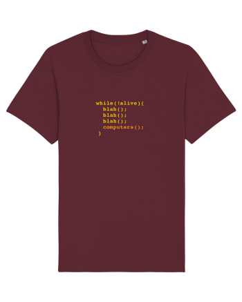 blah, blah, blah, computers Burgundy
