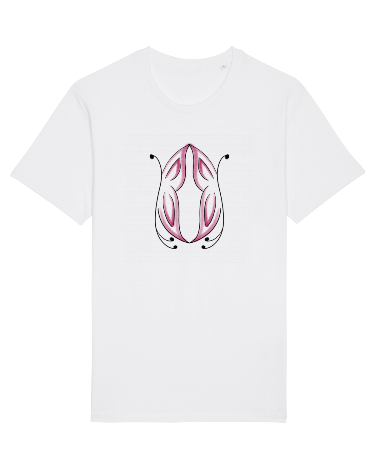 Tricou mânecă scurtă Unisex Rocker White