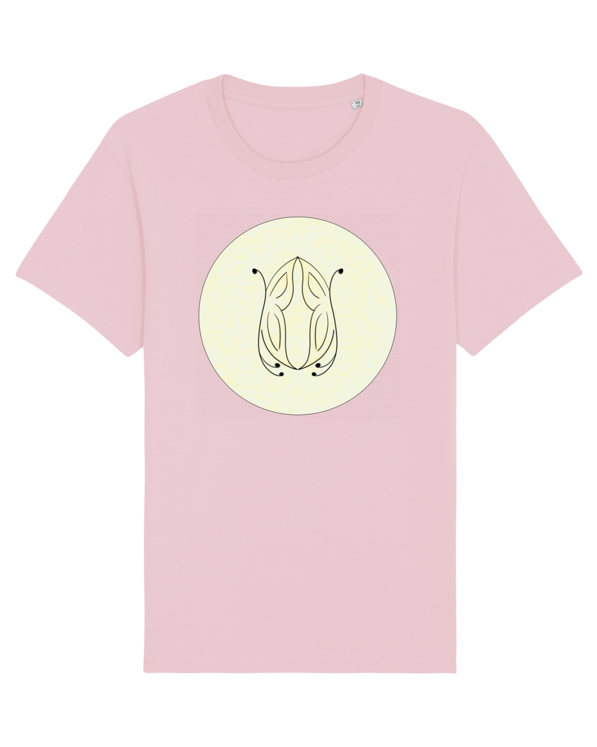 Tricou mânecă scurtă Unisex Rocker Cotton Pink