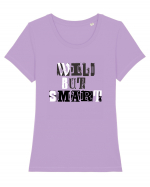 Wild but smart design Tricou mânecă scurtă guler larg fitted Damă Expresser