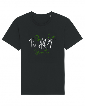 Be the art, live the art, breathe the art. Un design simplu dar de impact Black