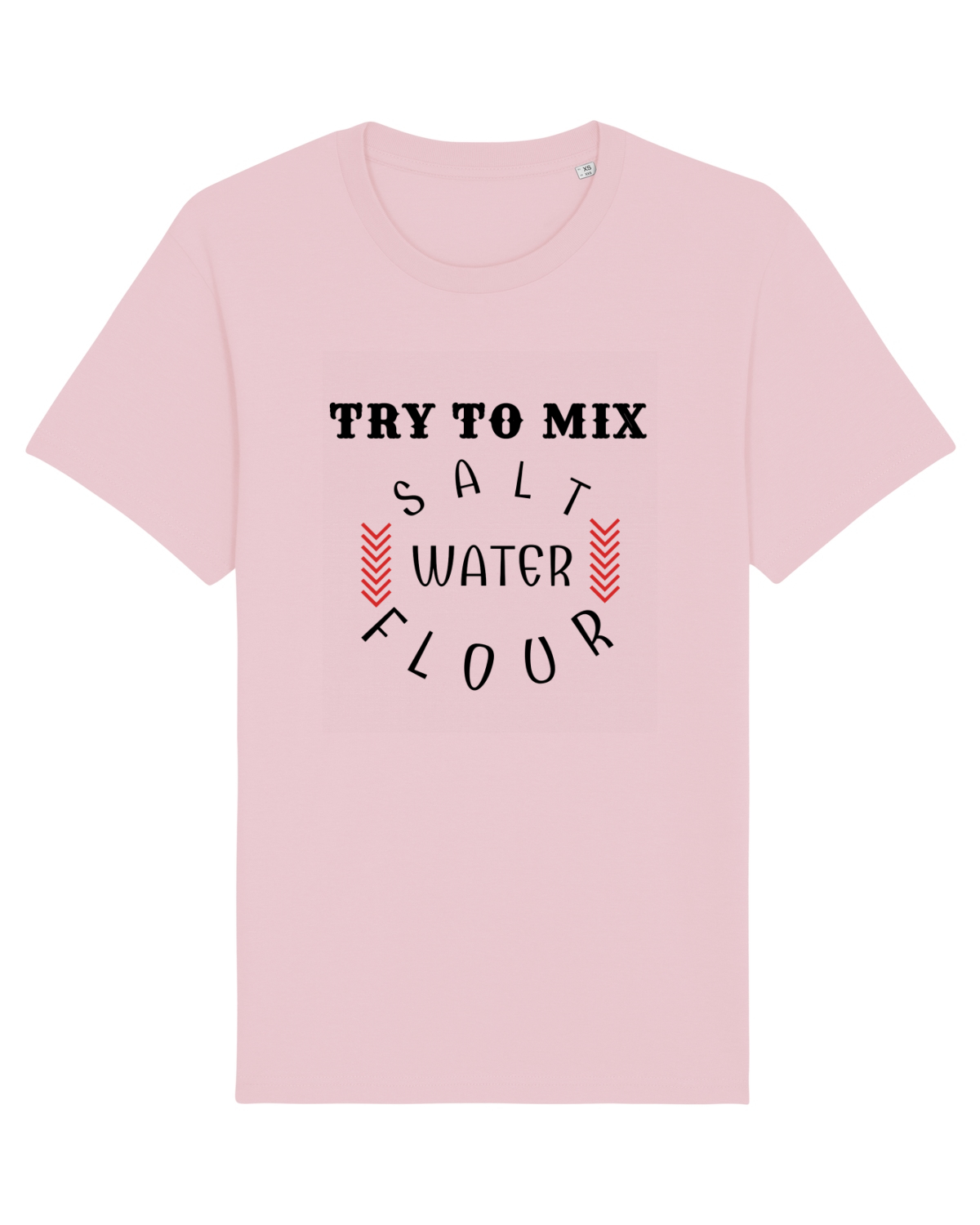 Tricou mânecă scurtă Unisex Rocker Cotton Pink