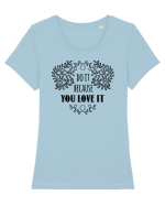 Fă ce-ți place Tricou mânecă scurtă guler larg fitted Damă Expresser