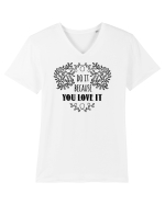 Fă ce-ți place Tricou mânecă scurtă guler V Bărbat Presenter