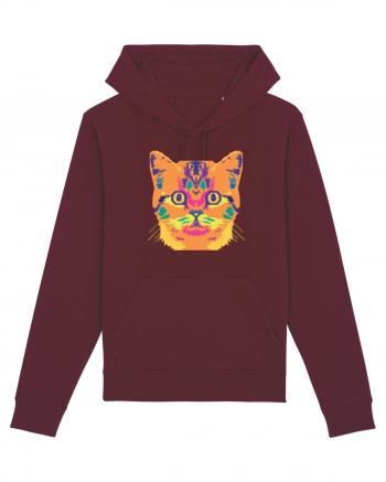 Laser Cat  Burgundy