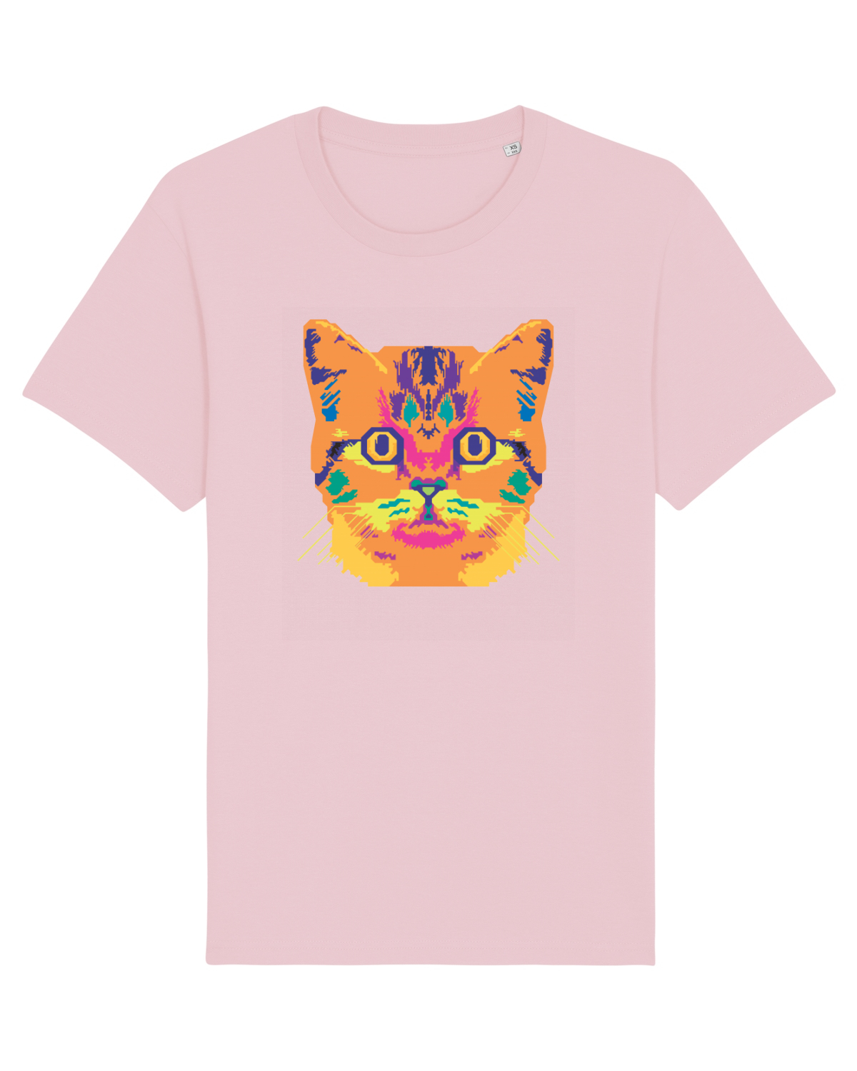 Tricou mânecă scurtă Unisex Rocker Cotton Pink