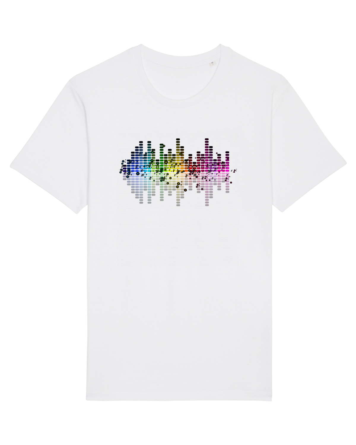 Tricou mânecă scurtă Unisex Rocker White