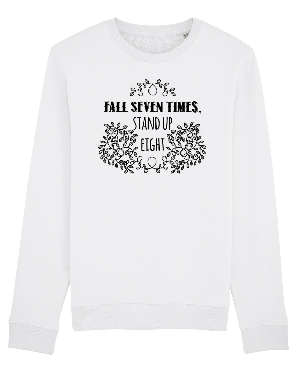 Bluză mânecă lungă Unisex Rise White
