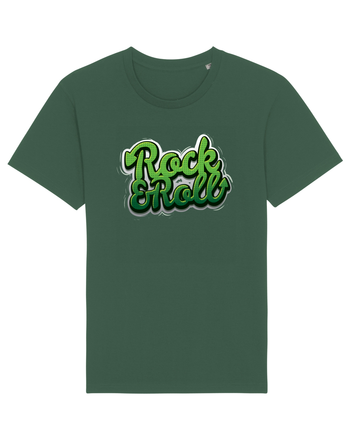 Tricou mânecă scurtă Unisex Rocker Bottle Green