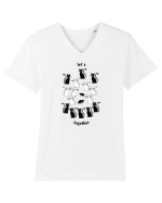 let`s together Tricou mânecă scurtă guler V Bărbat Presenter