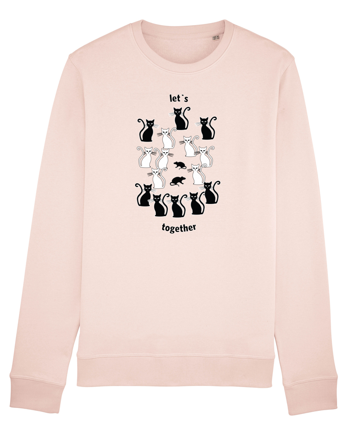 Bluză mânecă lungă Unisex Rise Candy Pink