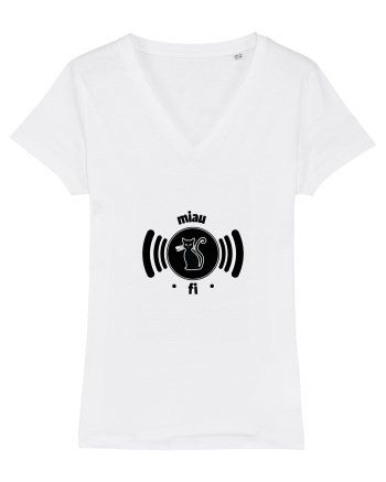 wi-fi black cat White