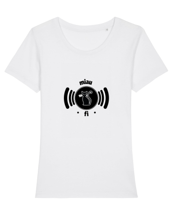 wi-fi black cat White