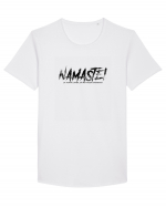 Namaste! (la toată lumea, că nu facem diferență) Tricou mânecă scurtă guler larg Bărbat Skater