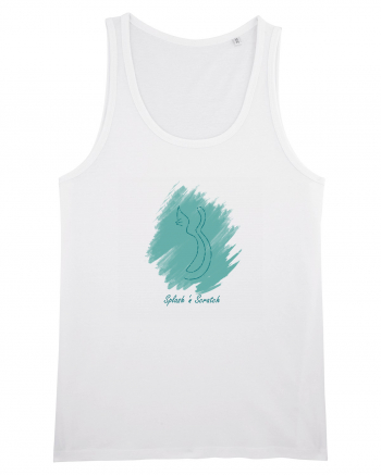 Cat Splash Green White