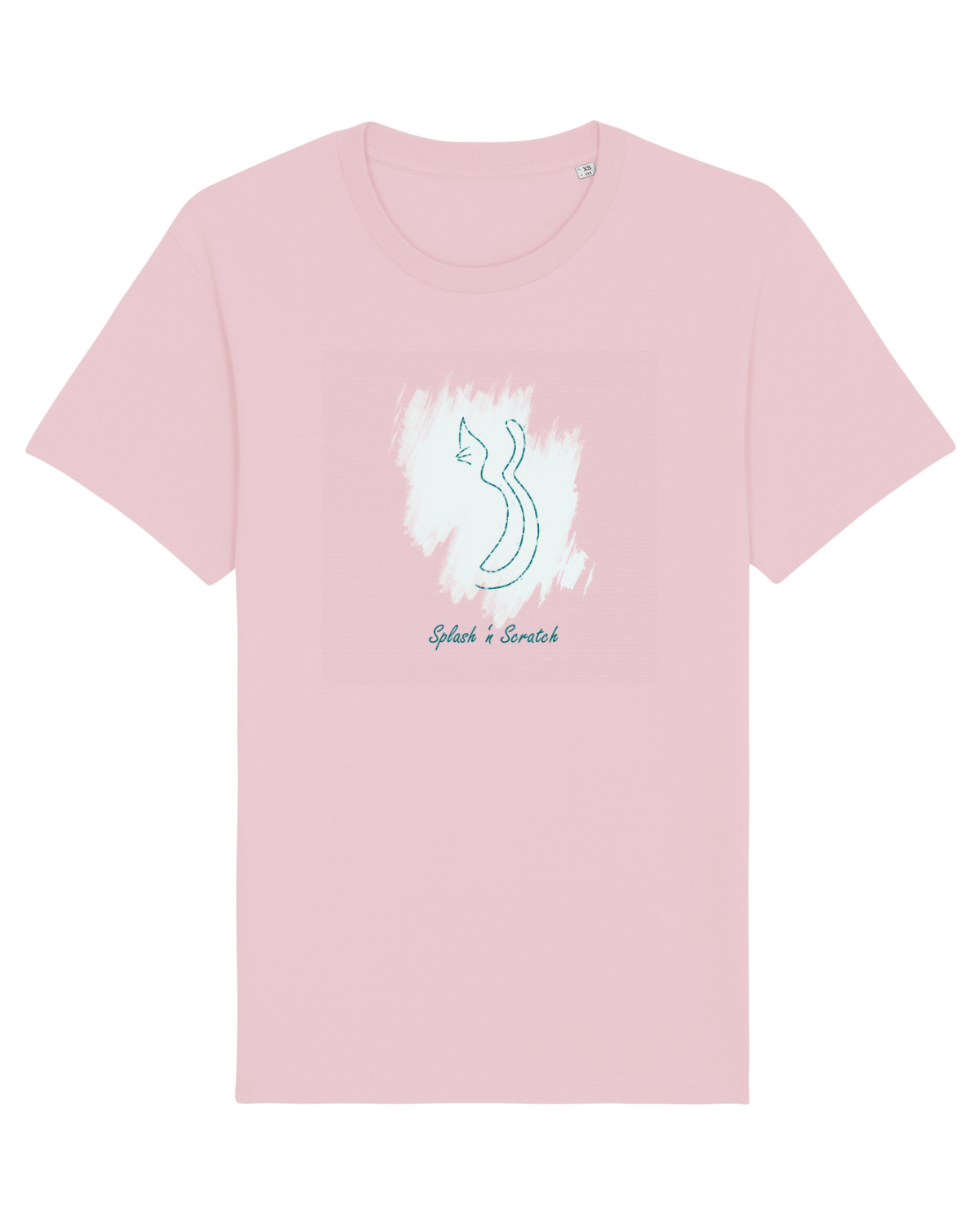 Tricou mânecă scurtă Unisex Rocker Cotton Pink