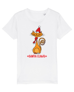 Pisica de Crăciun Tricou mânecă scurtă  Copii Mini Creator