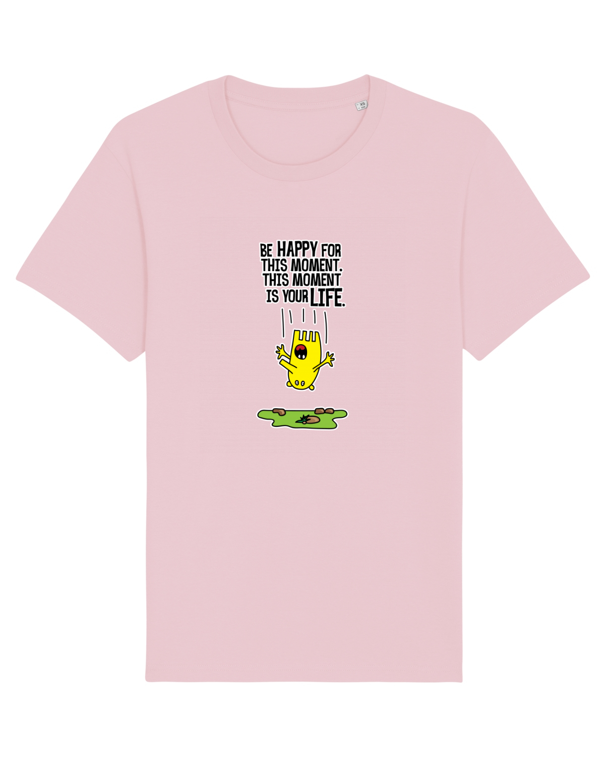 Tricou mânecă scurtă Unisex Rocker Cotton Pink