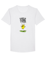 Be happy for this moment, this moment is your life Tricou mânecă scurtă guler larg Bărbat Skater
