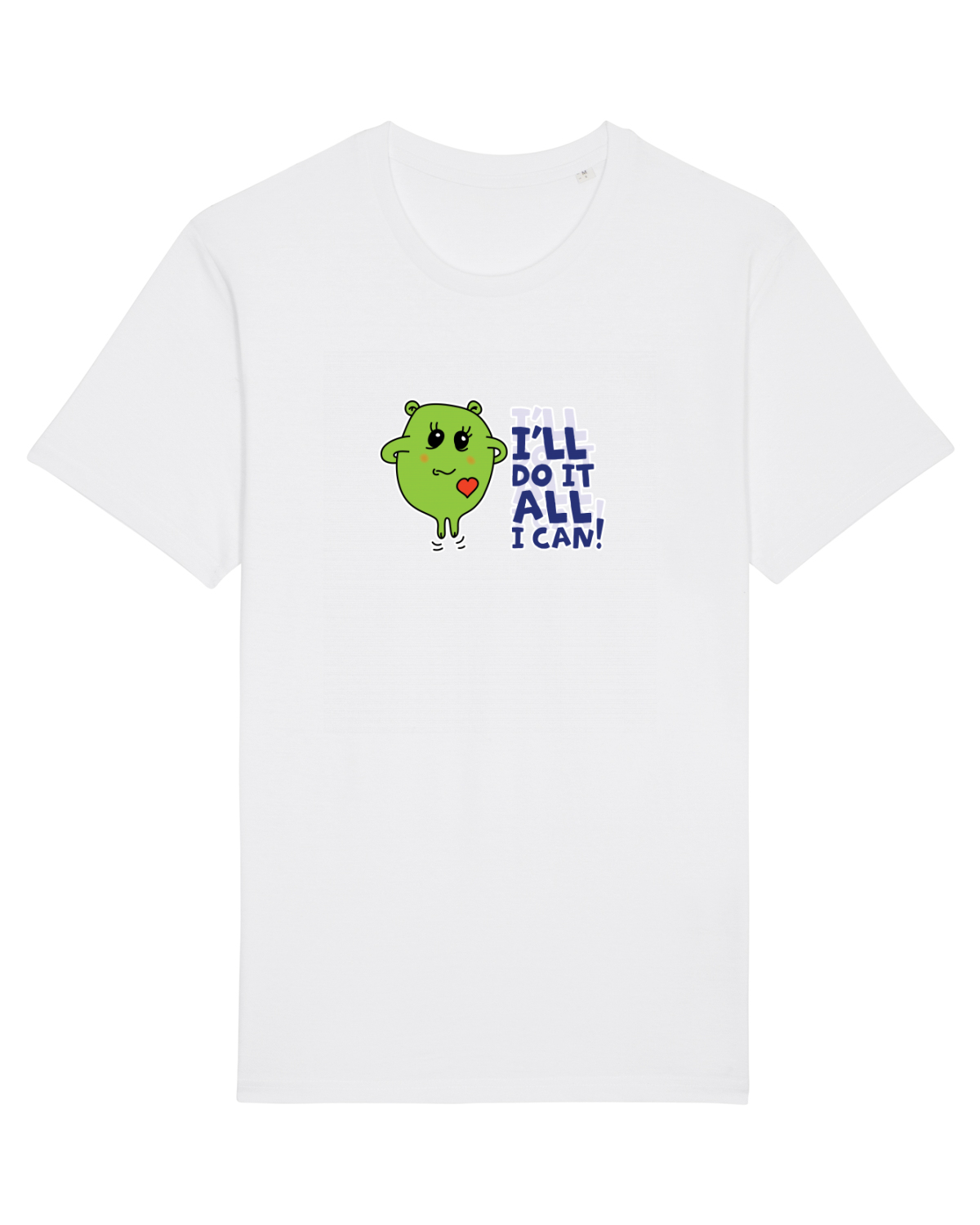 Tricou mânecă scurtă Unisex Rocker White