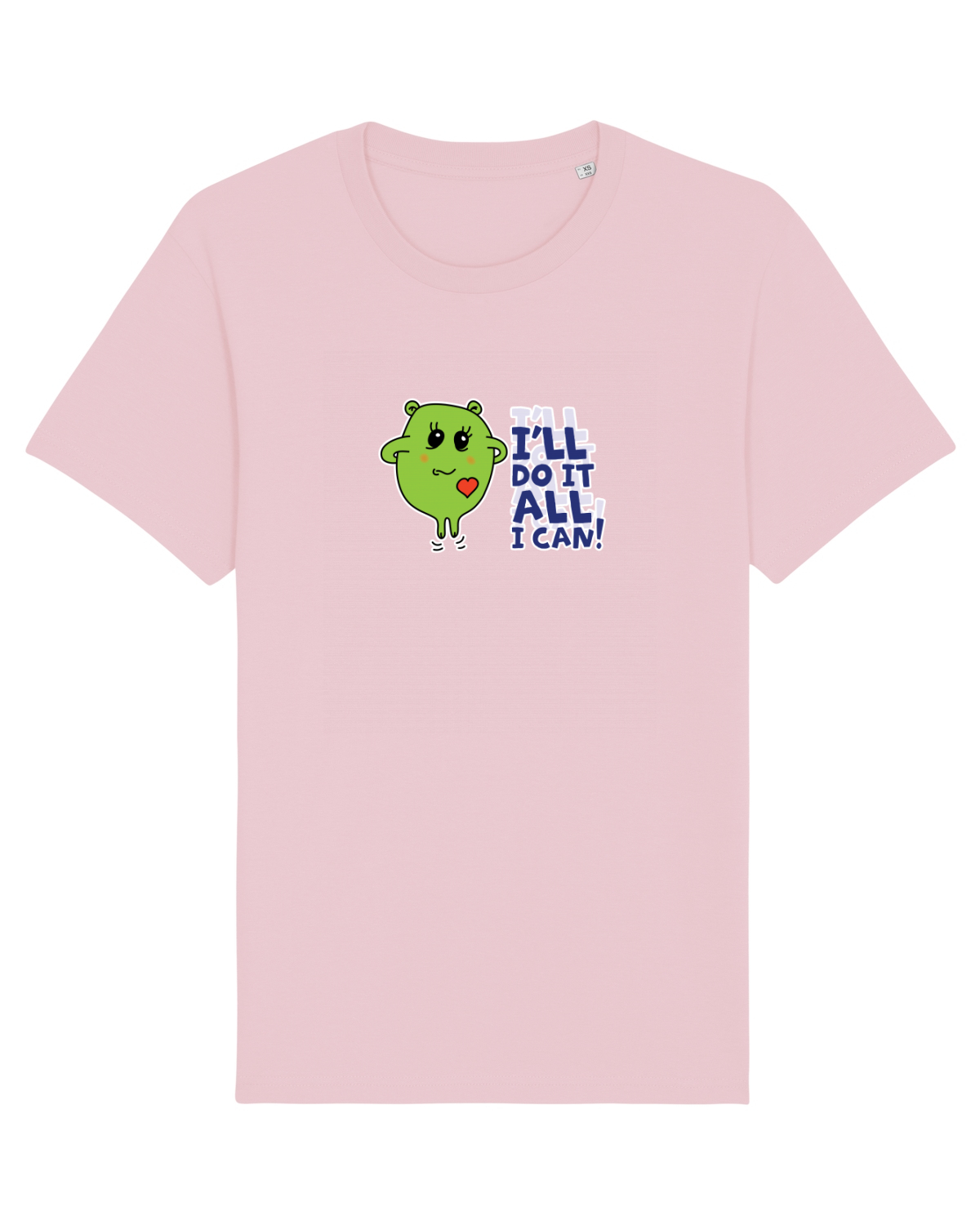 Tricou mânecă scurtă Unisex Rocker Cotton Pink