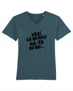 Vezi să nu afle mă-ta de noi... Tricou mânecă scurtă guler V Bărbat Presenter