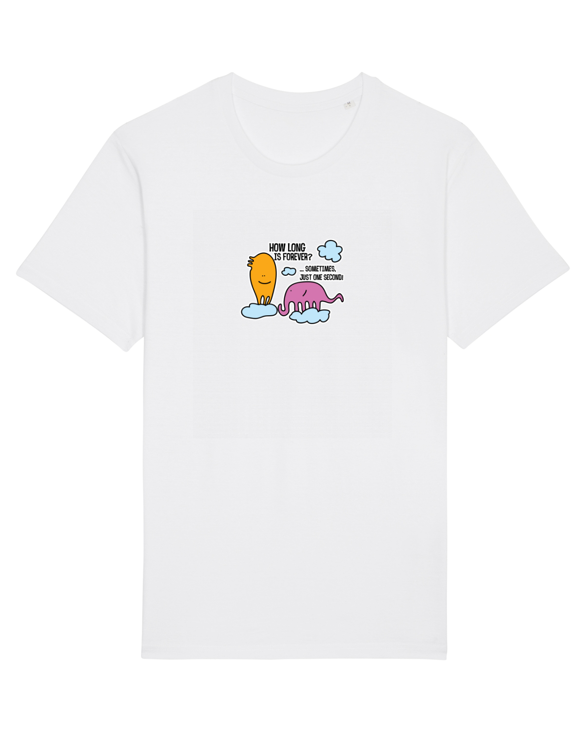 Tricou mânecă scurtă Unisex Rocker White