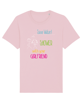 Salvează apa Cotton Pink