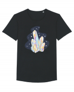 Rainbow Quartz Tricou mânecă scurtă guler larg Bărbat Skater