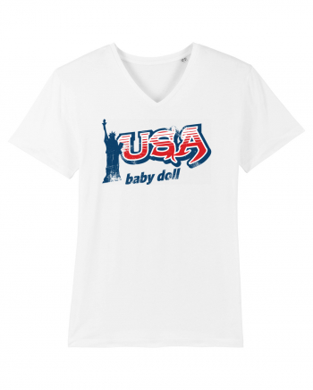 usa baby doll White