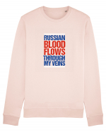 Russian blood flows through my veins Bluză mânecă lungă Unisex Rise