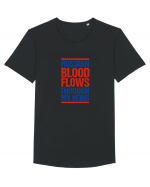 Russian blood flows through my veins Tricou mânecă scurtă guler larg Bărbat Skater