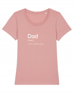 Dad Tricou mânecă scurtă guler larg fitted Damă Expresser