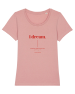 Dream Tricou mânecă scurtă guler larg fitted Damă Expresser