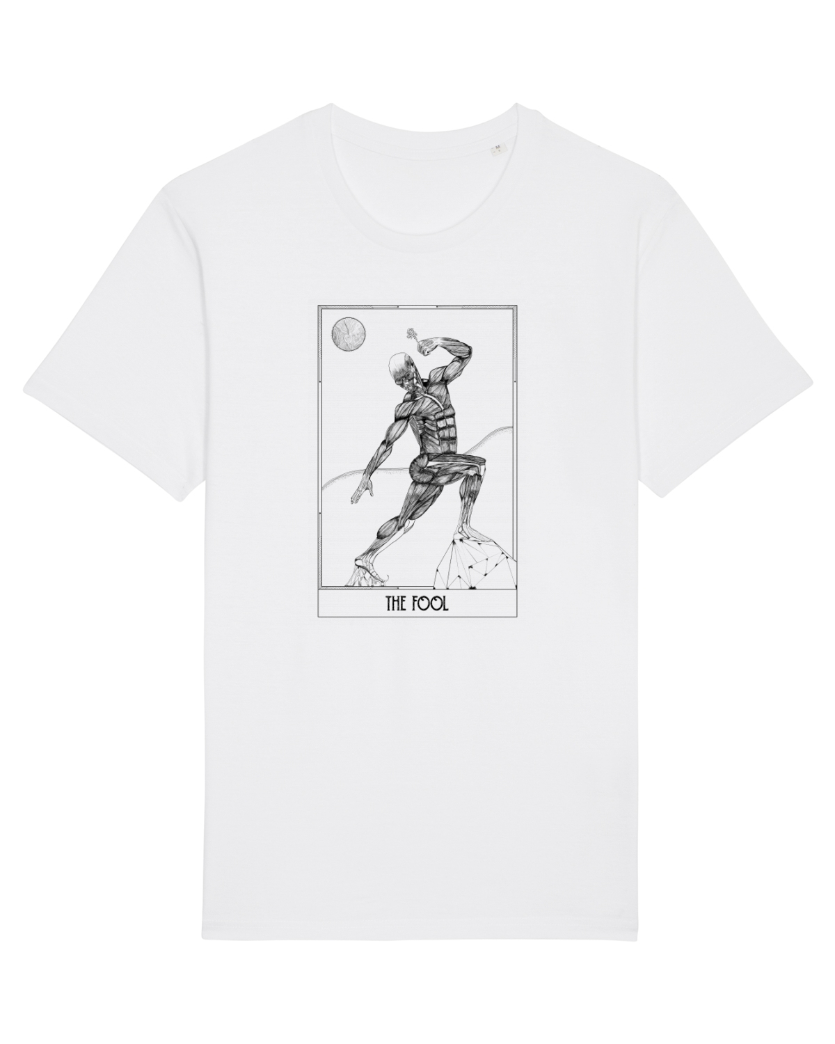 Tricou mânecă scurtă Unisex Rocker White