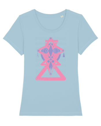 geometric mask Sky Blue