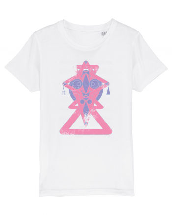 geometric mask White